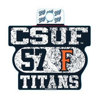 CSUF 57 Titans Vintage Decal